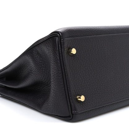 Hermes Togo Kelly Retourne 32 Raisin Prunoir 8 of 9