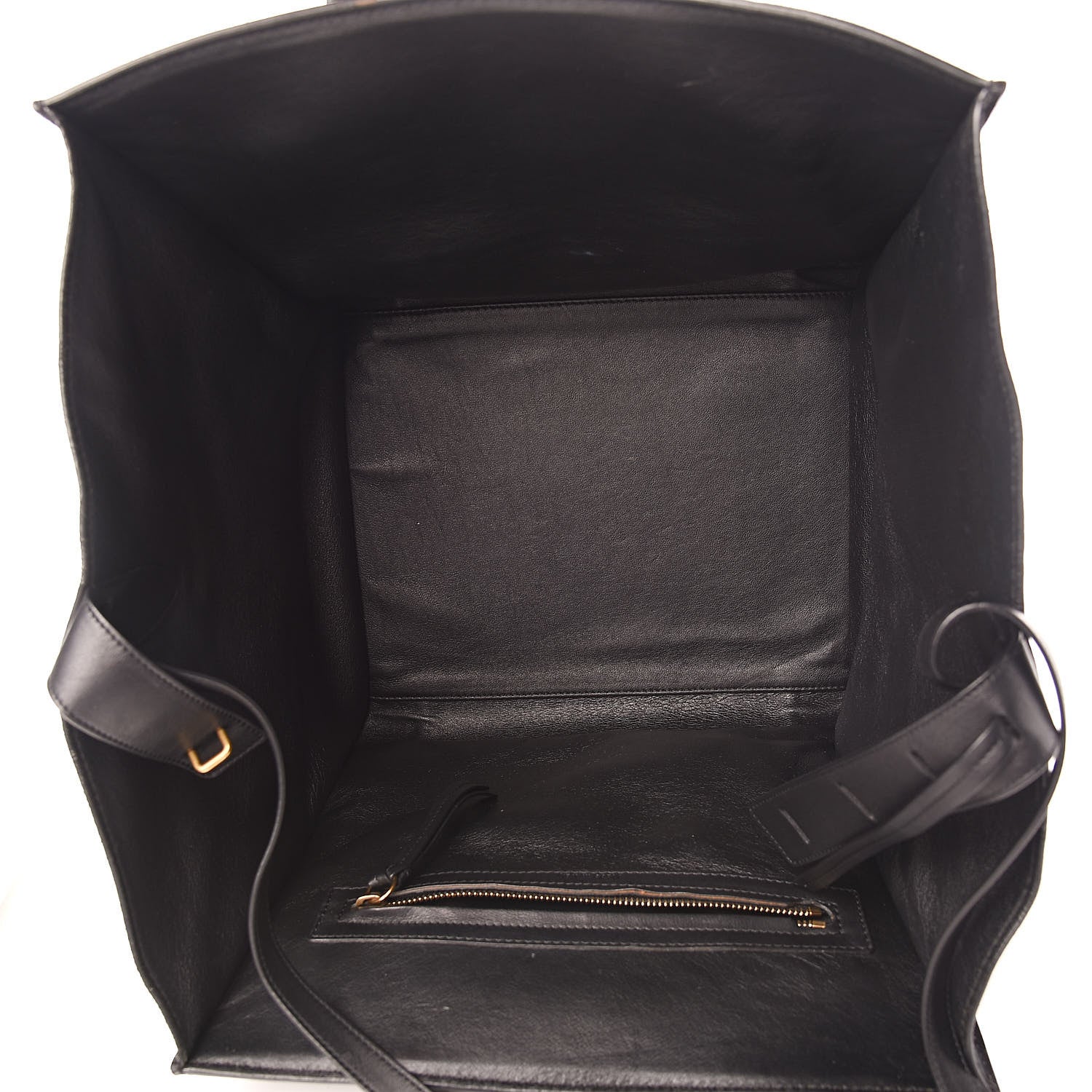 Celine Suede Medium Phantom Luggage Black 5 of 9
