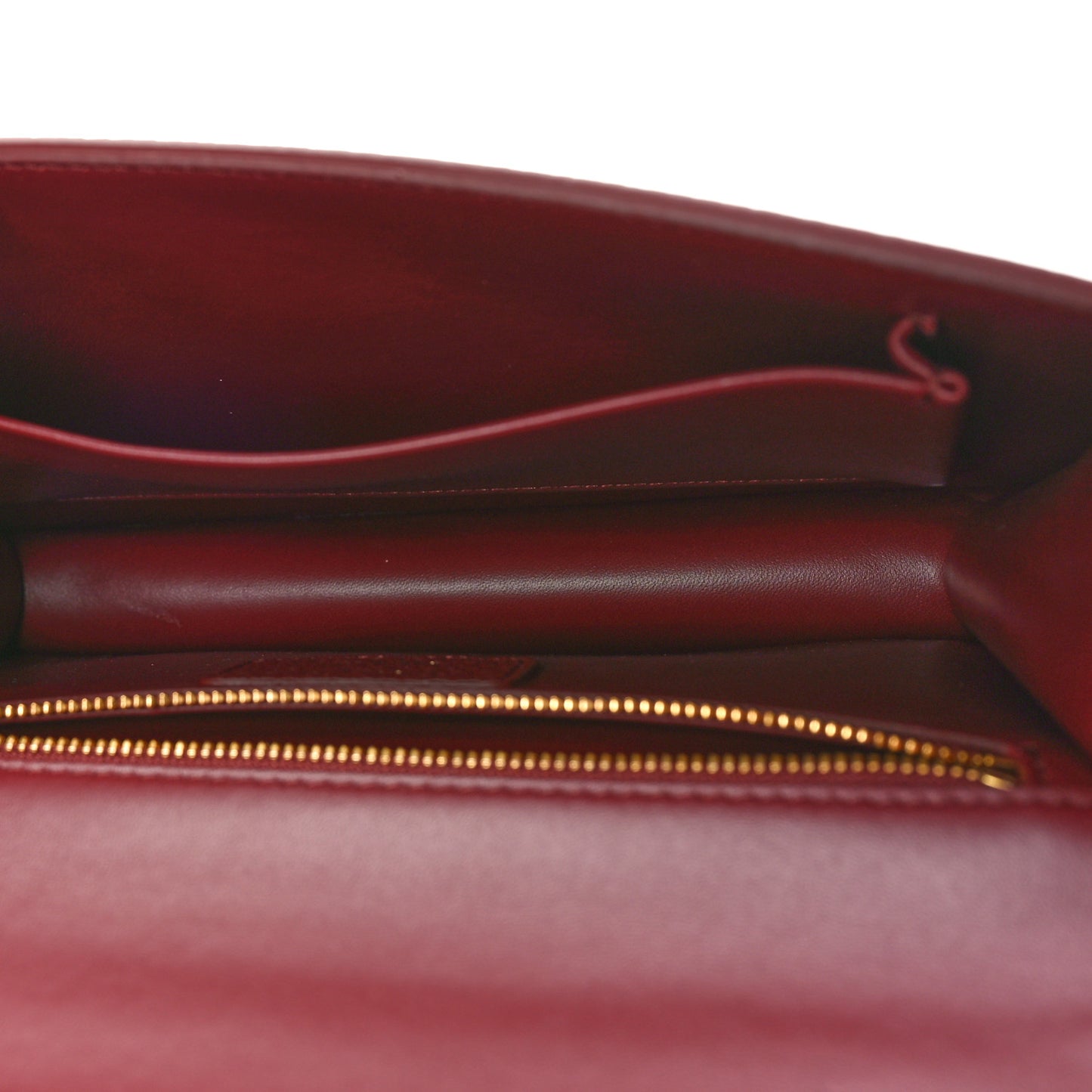 Grained Calfskin 30 Montaigne Flap Bag Red Brick