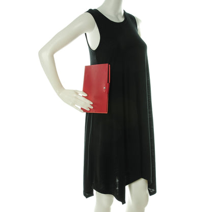 Hermes Togo Ulysse MM Notebook Cover Rouge Casaque 2 of 7
