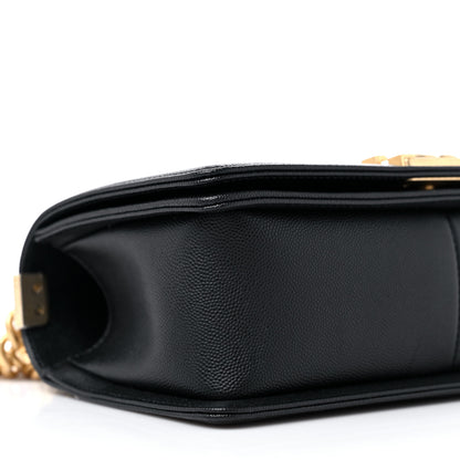 Chanel Caviar Quilted Medium Boy Flap Black 8 of 10