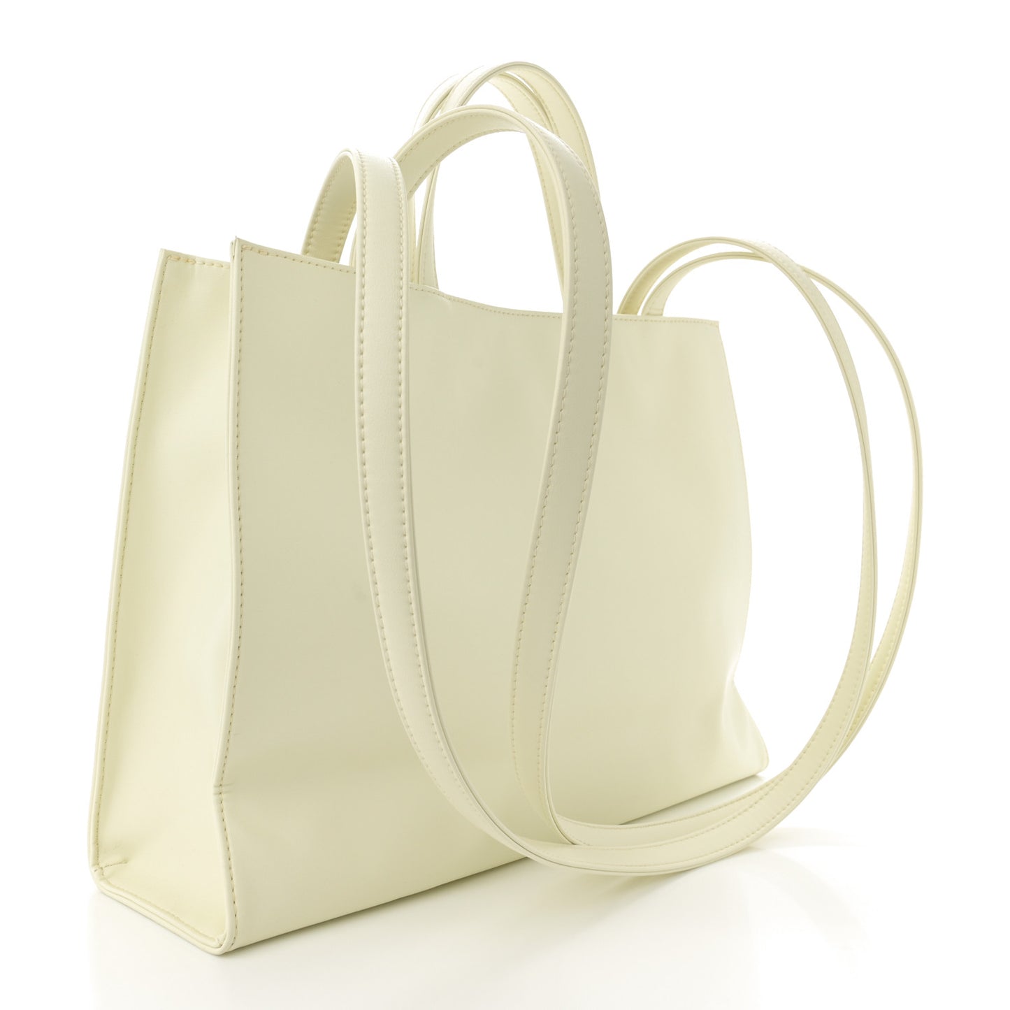 Vegan Leather Medium Shopping Bag Glue