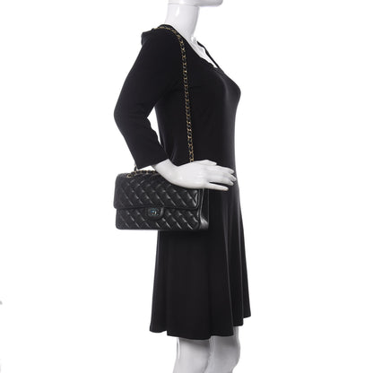 Chanel Caviar Quilted Medium Double Flap Black 3 of 12