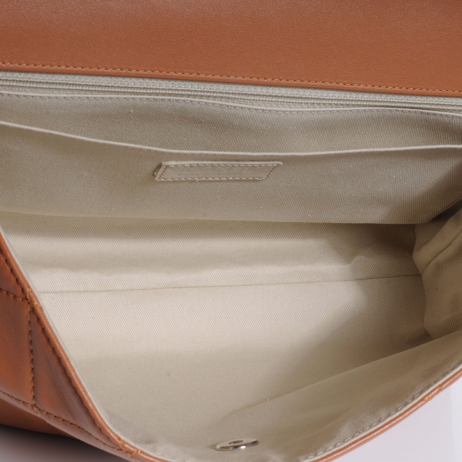Chanel Leather Quilted In the Business Flap Dark Beige 5 of 7