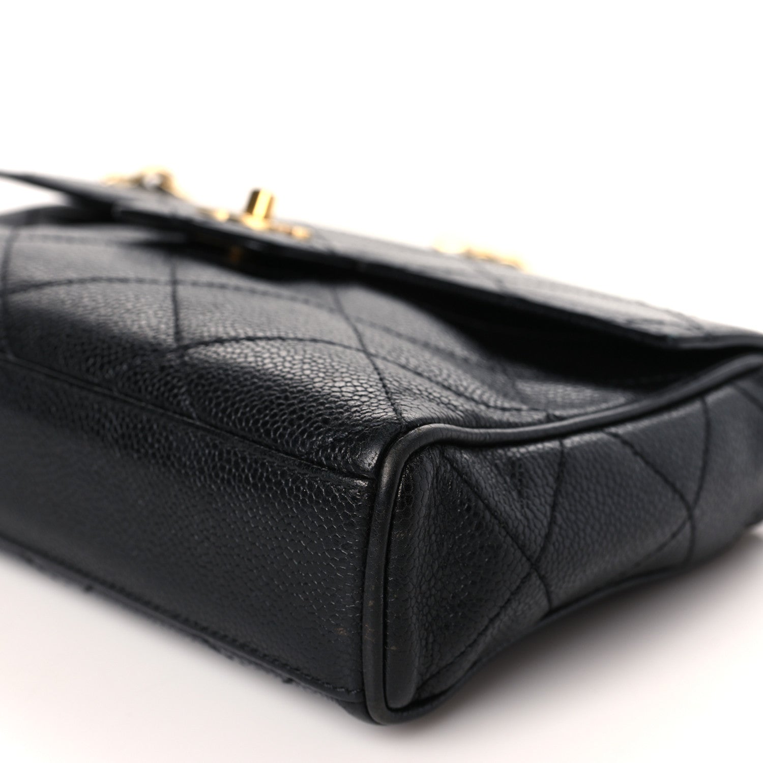 Chanel Caviar Quilted Shoulder Bag Black 9 of 9