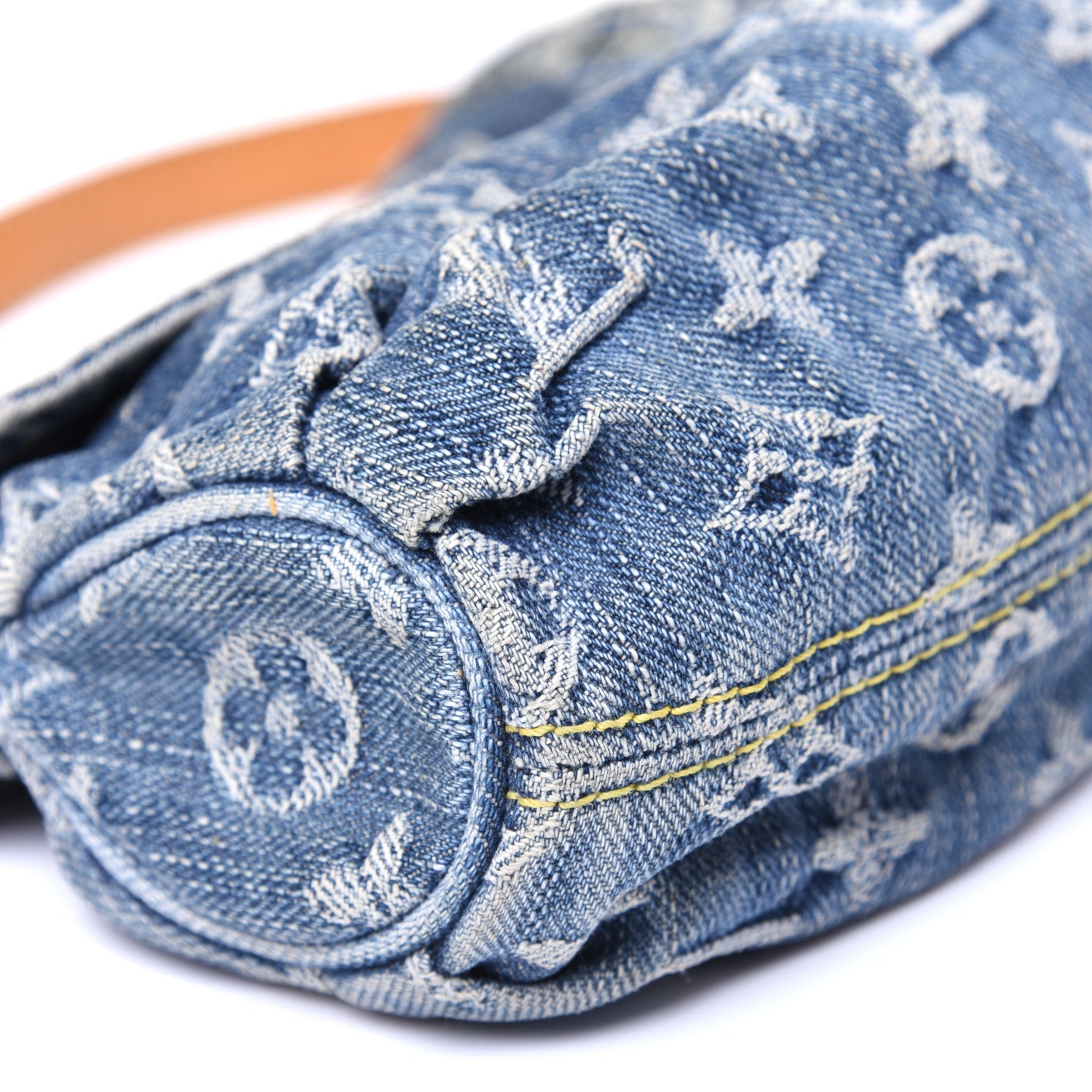 Louis Vuitton Monogram Denim Mini Pleaty Blue 6 of 14