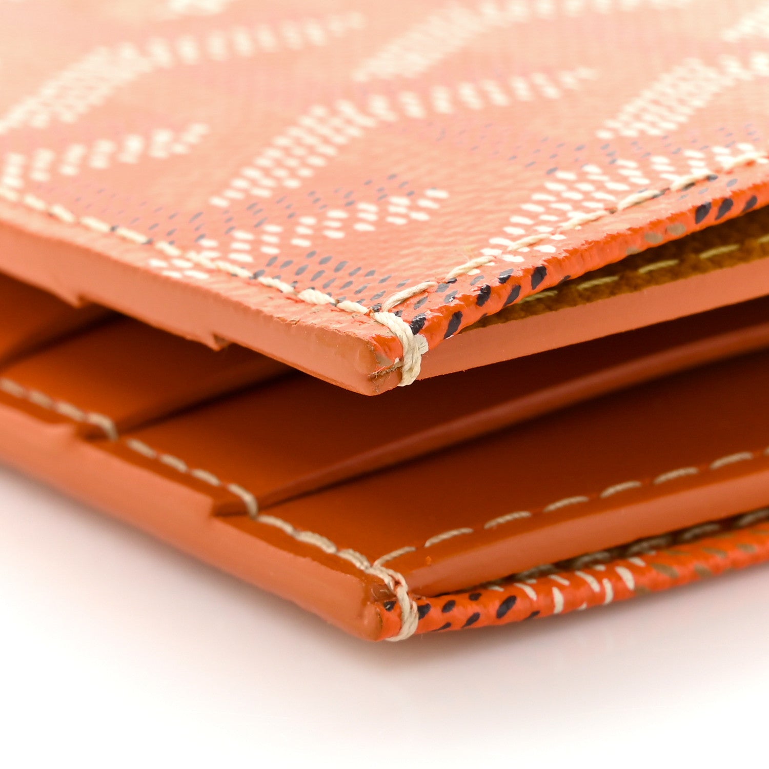 Goyard Goyardine Saint Pierre Card Holder Orange 9 of 10