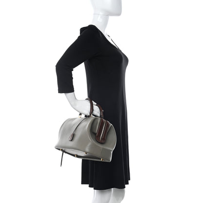 Celine Satin Calfskin Long Frame Doctor Bag Taupe 2 of 10