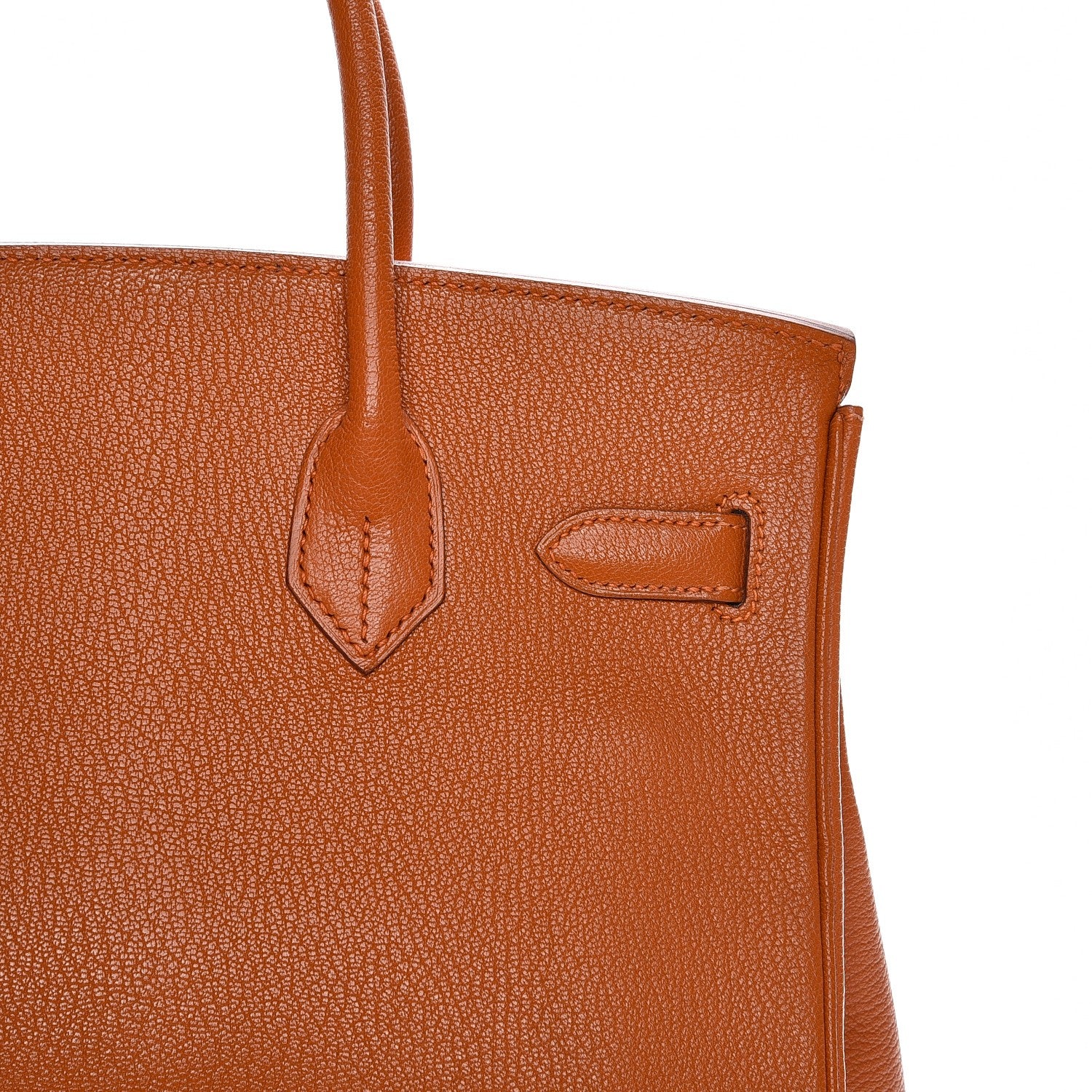 Hermes Chevre de Coromandel Birkin 30 Potiron 13 of 26