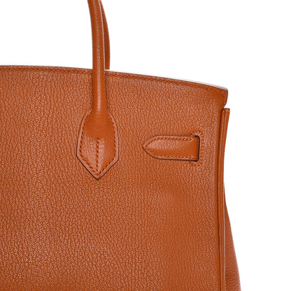 Hermes Chevre de Coromandel Birkin 30 Potiron 13 of 26