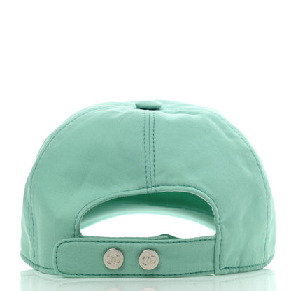 Chanel Cotton CC Cap Hat Turquoise Fuchsia 6 of 8