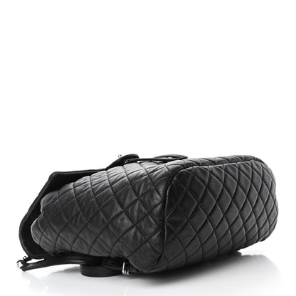 Chanel Calfskin Quilted Large Urban Spirit Backpack Black 3 of 5