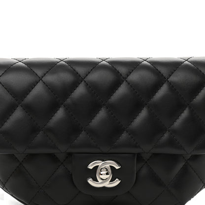 Chanel Calfskin Quilted CC Uniform Flap Belt Bag Black 8 of 10