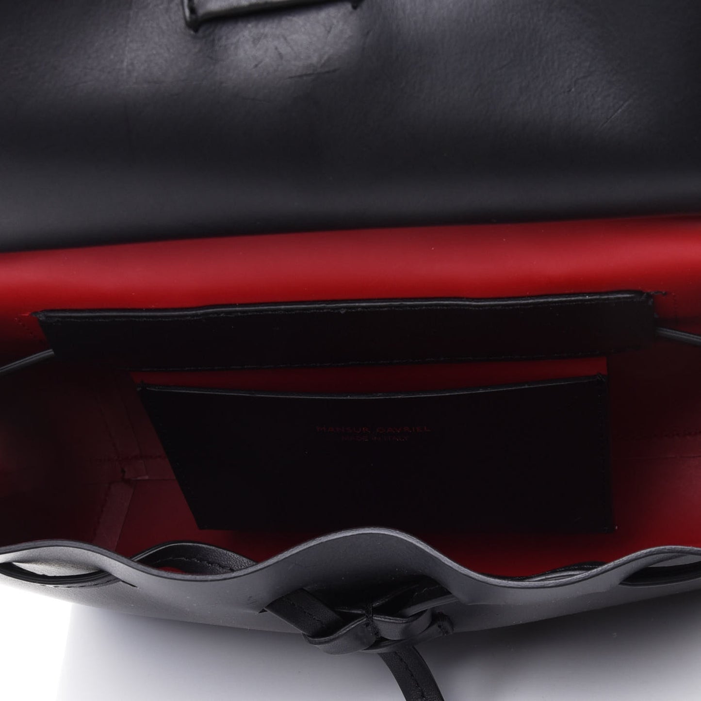Calfskin Mini Lady Bag Black Flamma