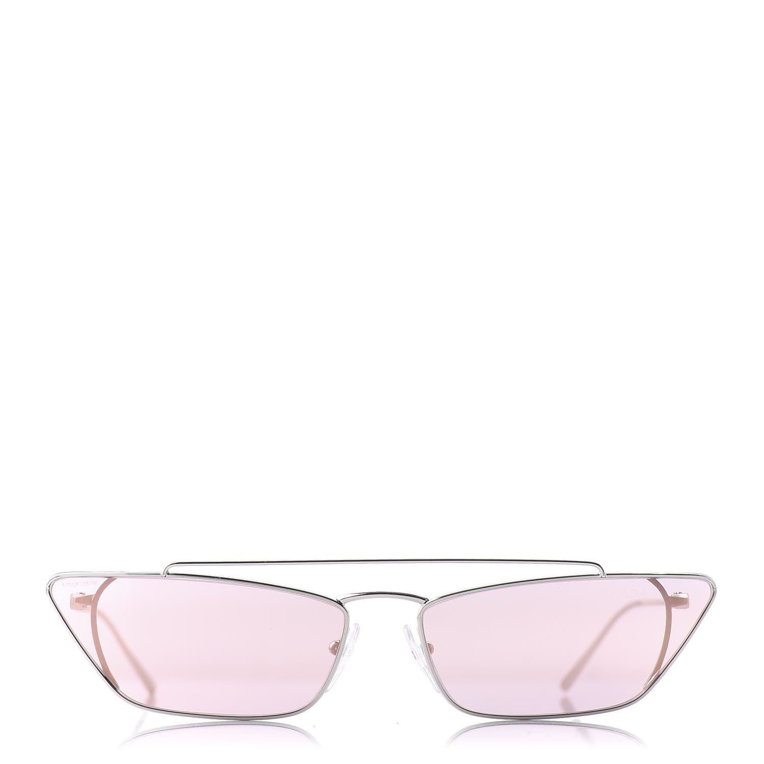 Prada Cat Eye Sunglasses SPR 64U Pink 2 of 9