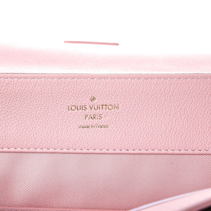Louis Vuitton Calfskin Snakeskin Lockme MM Rose Ballerine 6 of 7