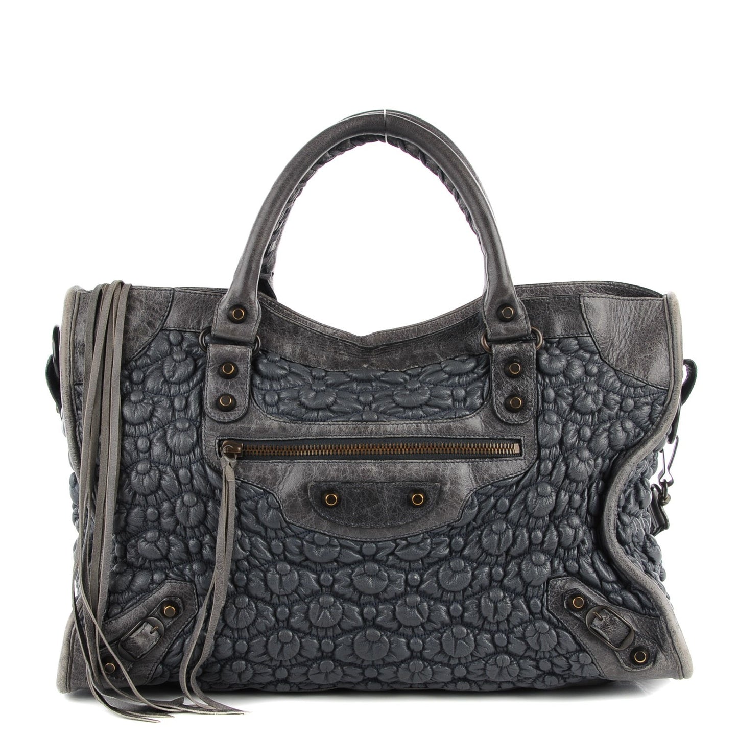 Smocked Agneau Classic Hardware City Anthracite