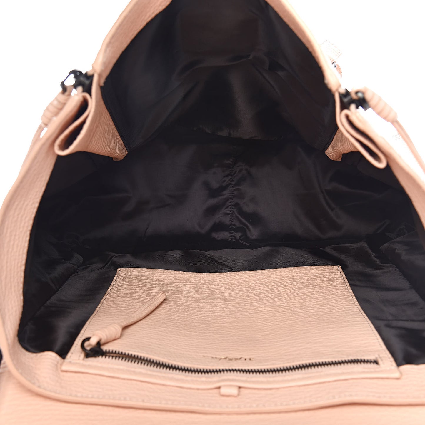 3.1 Textured Calfskin Large Pashli Satchel Blush