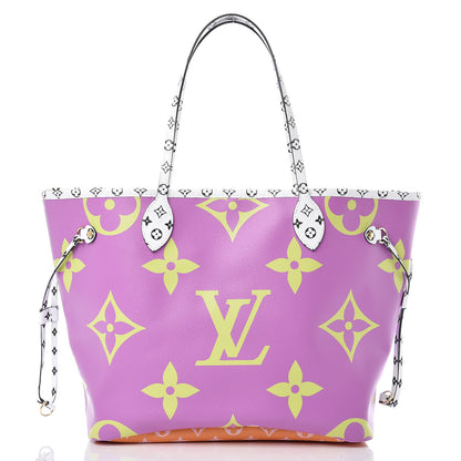 Louis Vuitton Monogram Giant Neverfull MM Pink Lilac 3 of 11