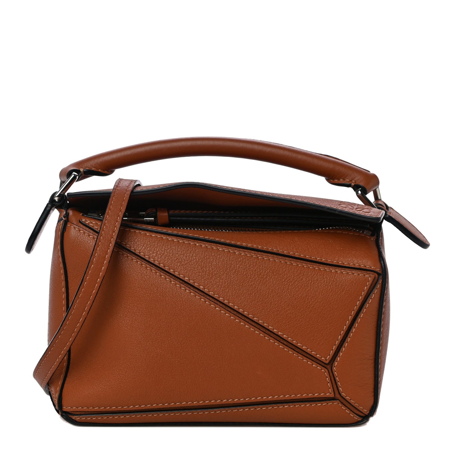 Loewe Calfskin Mini Puzzle Bag Tan 1 of 14