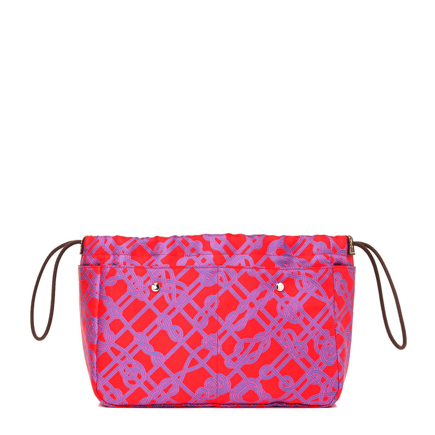 Silk Barenia Noeud Marin Fourbi 25 MM Pouch Rouge de Coeur Fauve