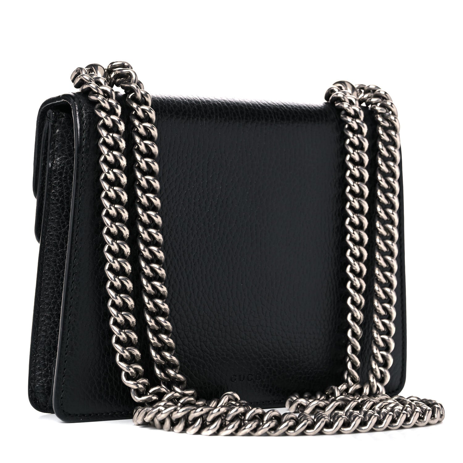 Gucci Calfskin Mini Dionysus Shoulder Bag Black 3 of 16