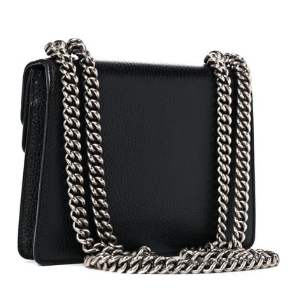 Gucci Calfskin Mini Dionysus Shoulder Bag Black 3 of 16