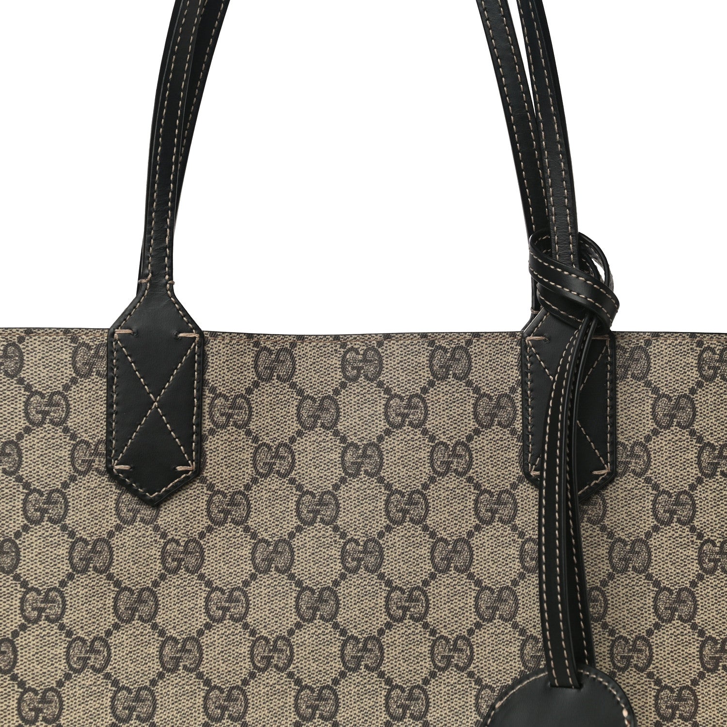 Gucci GG Supreme Monogram Small Reversible Tote Dark Brown 6 of 9
