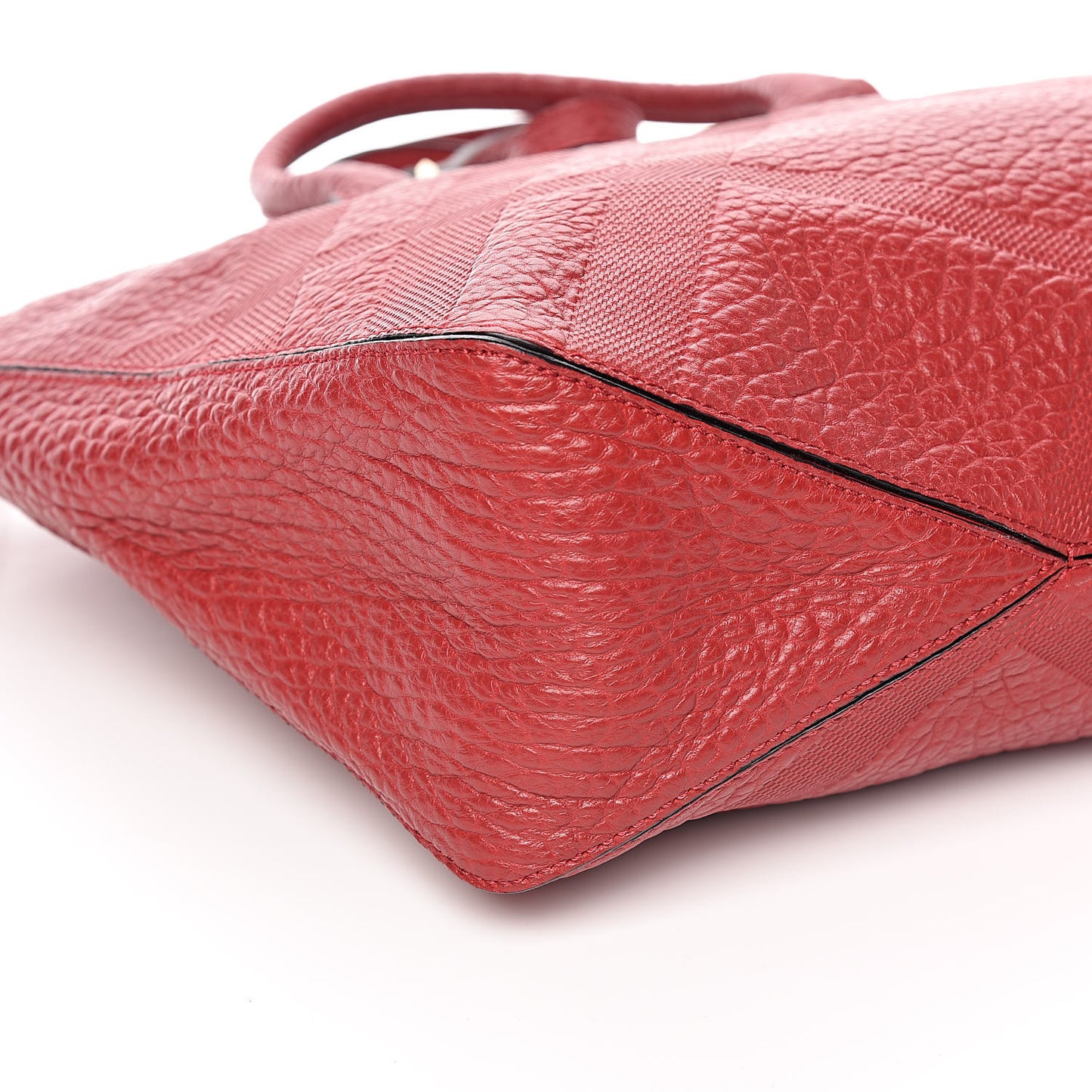 Heritage Grain Check Embossed Medium Dewsbury Tote Peony Rose