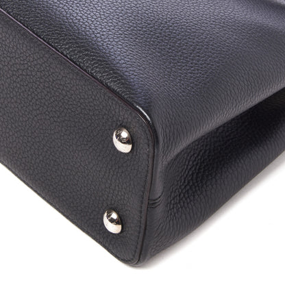 Louis Vuitton Taurillon Capucines PM Black 5 of 10