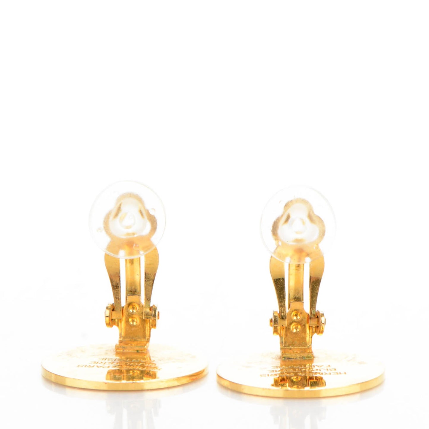 Clou De Selle Clip On Earrings Gold