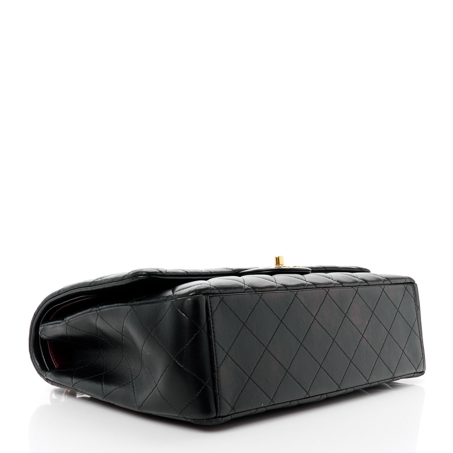 Chanel Lambskin Quilted Maxi Double Flap Black 4 of 11