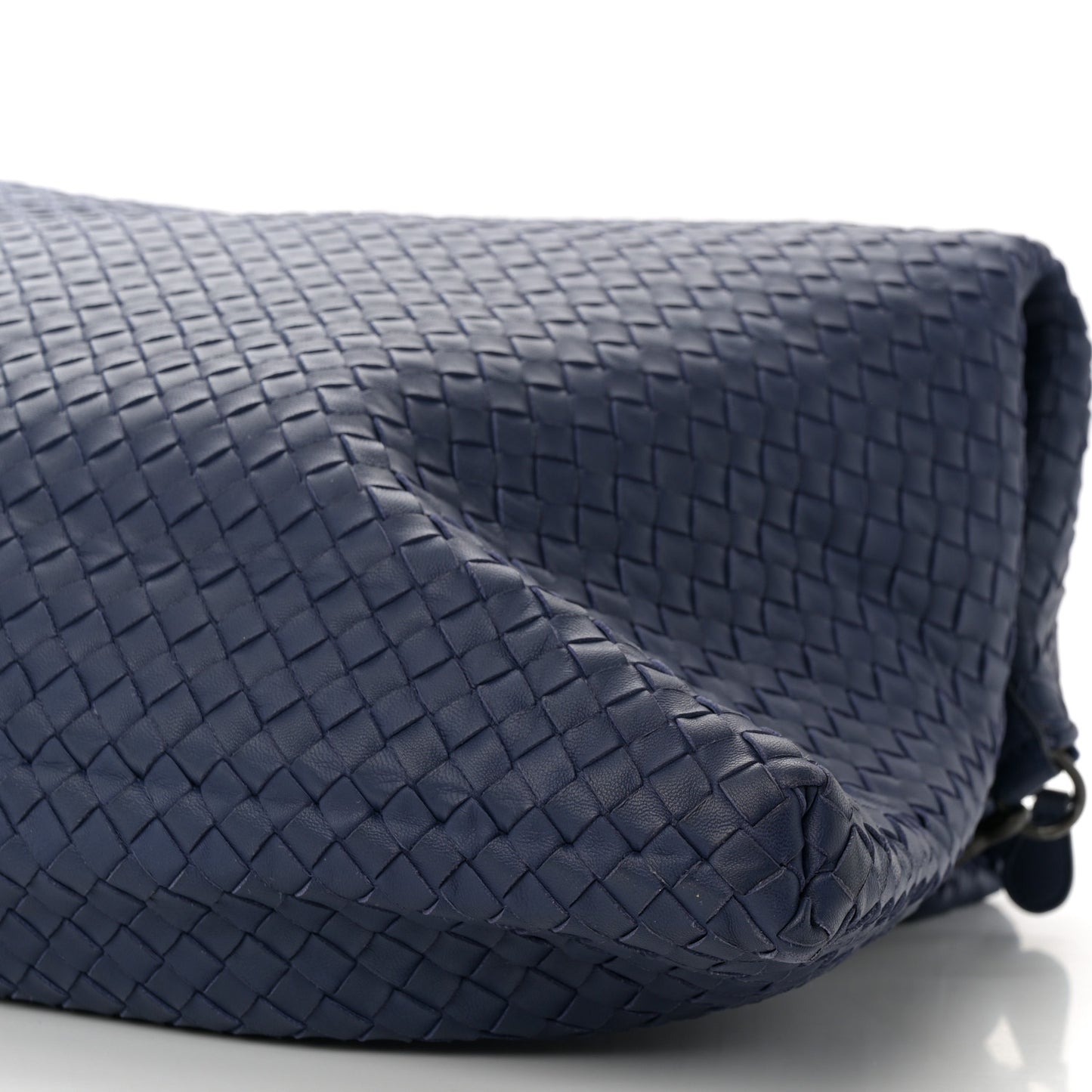 Nappa Intrecciato Maxi Convertible Tote Baltic Blue