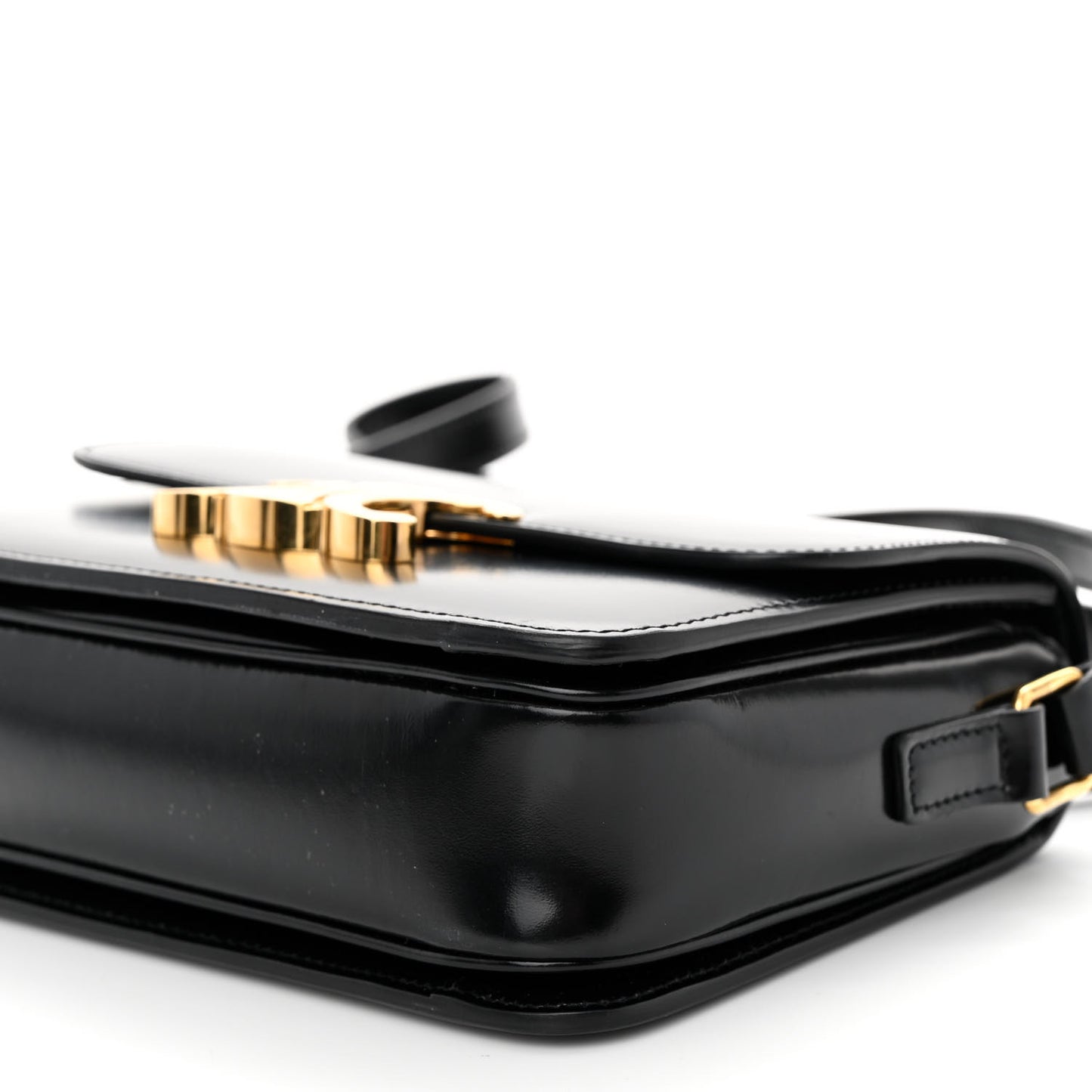 Shiny Calfskin Teen Triomphe Black