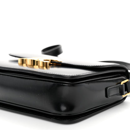Celine Shiny Calfskin Teen Triomphe Black 8 of 8
