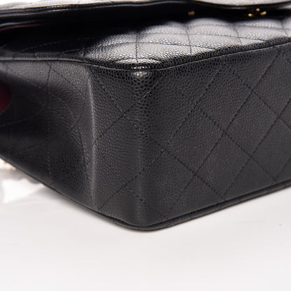 Chanel Caviar Quilted Jumbo Double Flap Black 5 of 10