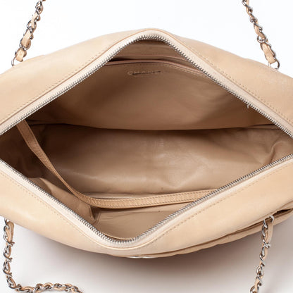 Chanel Lambskin Large Camera Case Beige 9 of 10