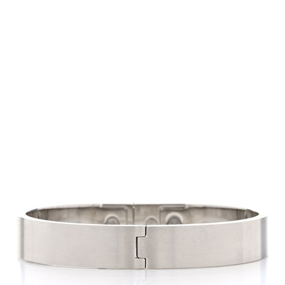 Hermes Brushed Palladium Kelly Mens Bracelet 3 of 6