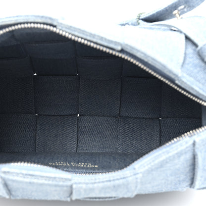 Bottega Veneta Denim Maxi Intrecciato Brick Cassette Bag Indigo Washed 5 of 10
