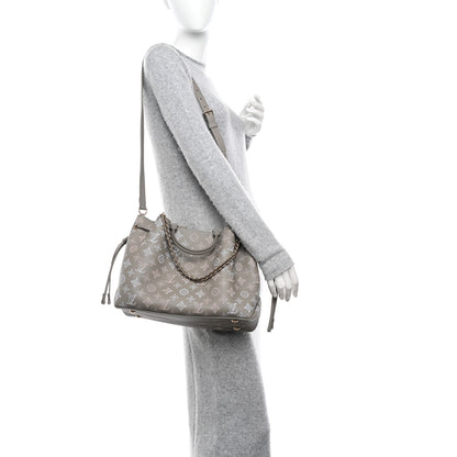 Louis Vuitton Mahina Flight Mode Bella Tote Grey 2 of 10