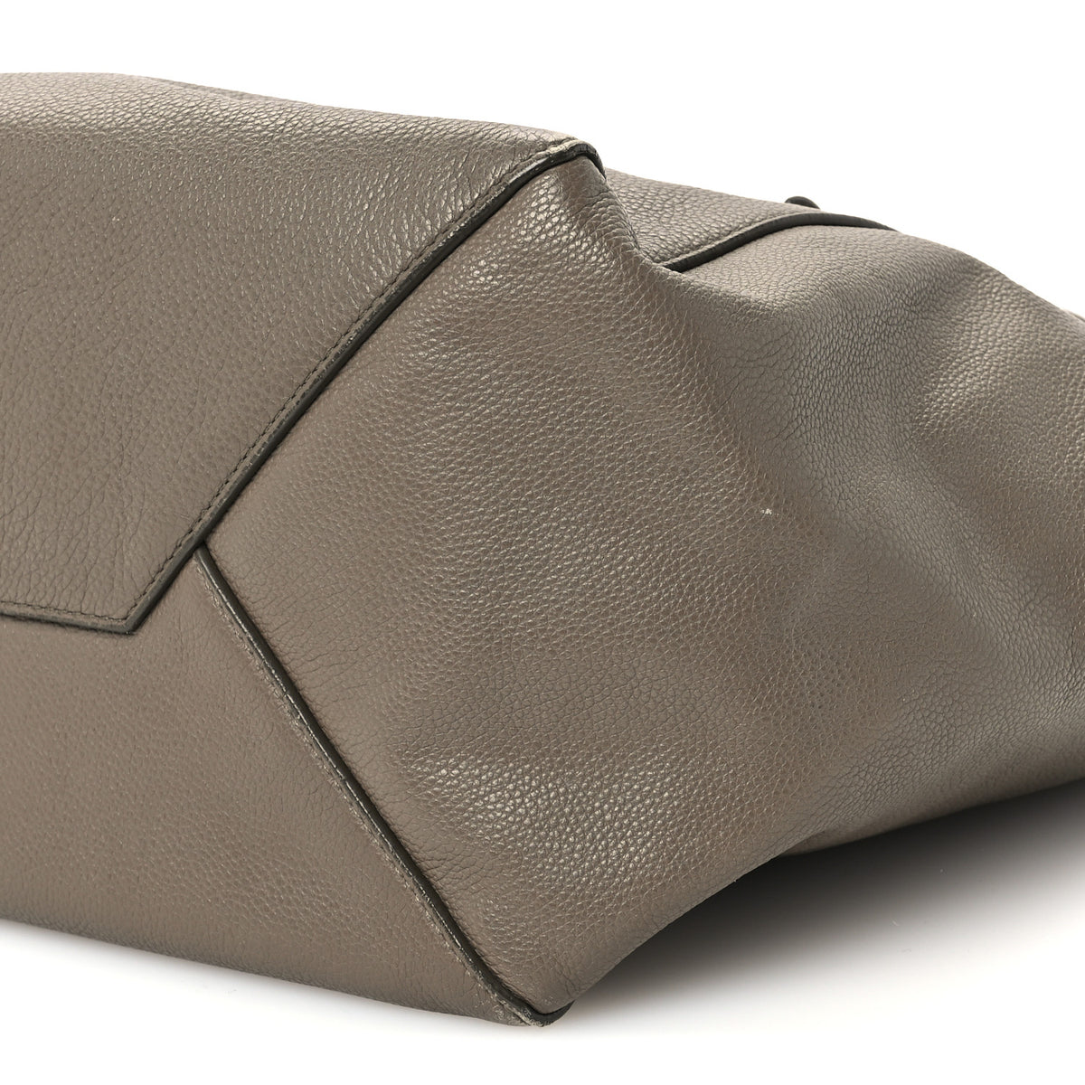 Soft Grained Calfskin Small Belt Cabas Phantom Taupe