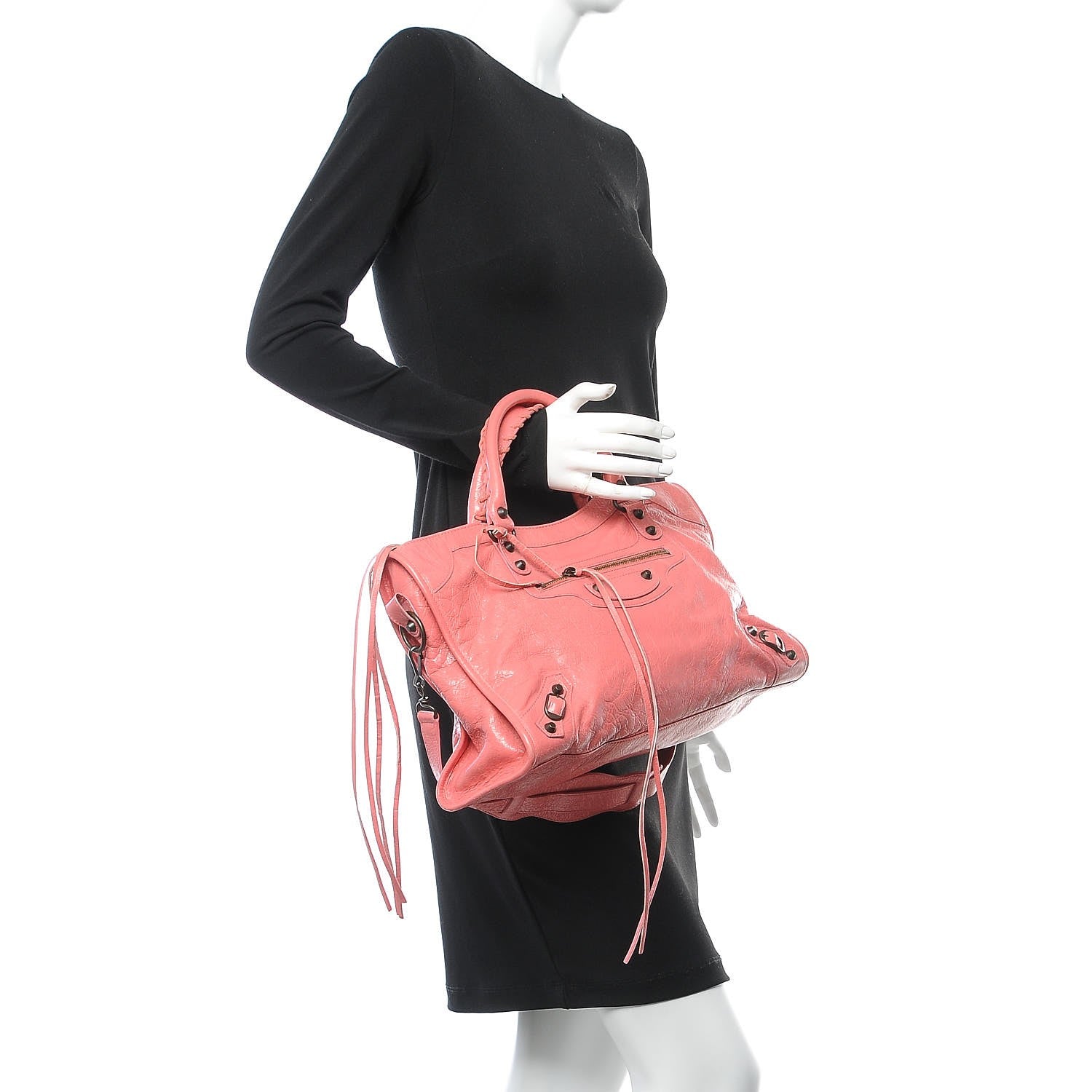 Balenciaga Agneau Classic Hardware City Rose Jaipur 2 of 8