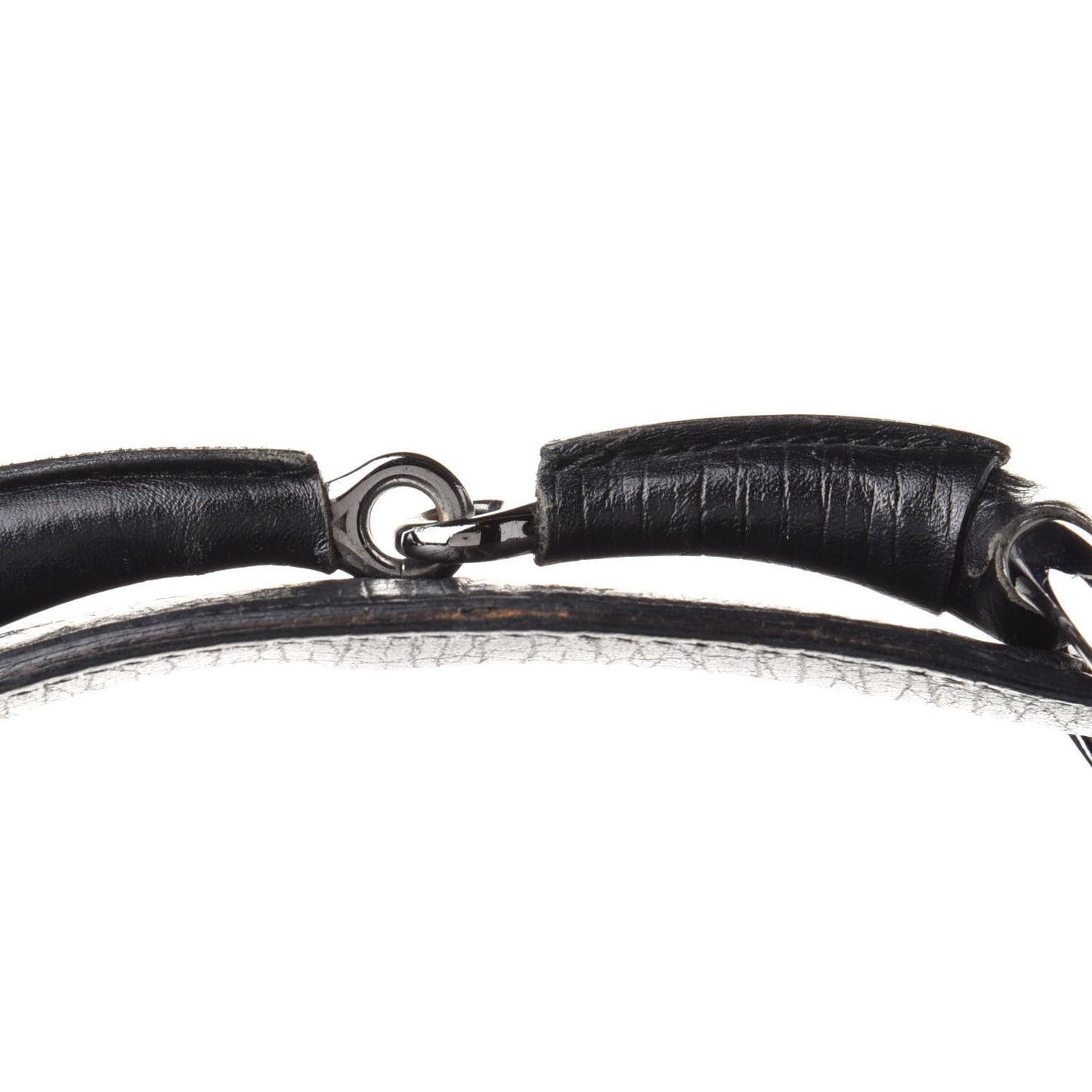 Monogram Medium Horsebit Chain Hobo Black