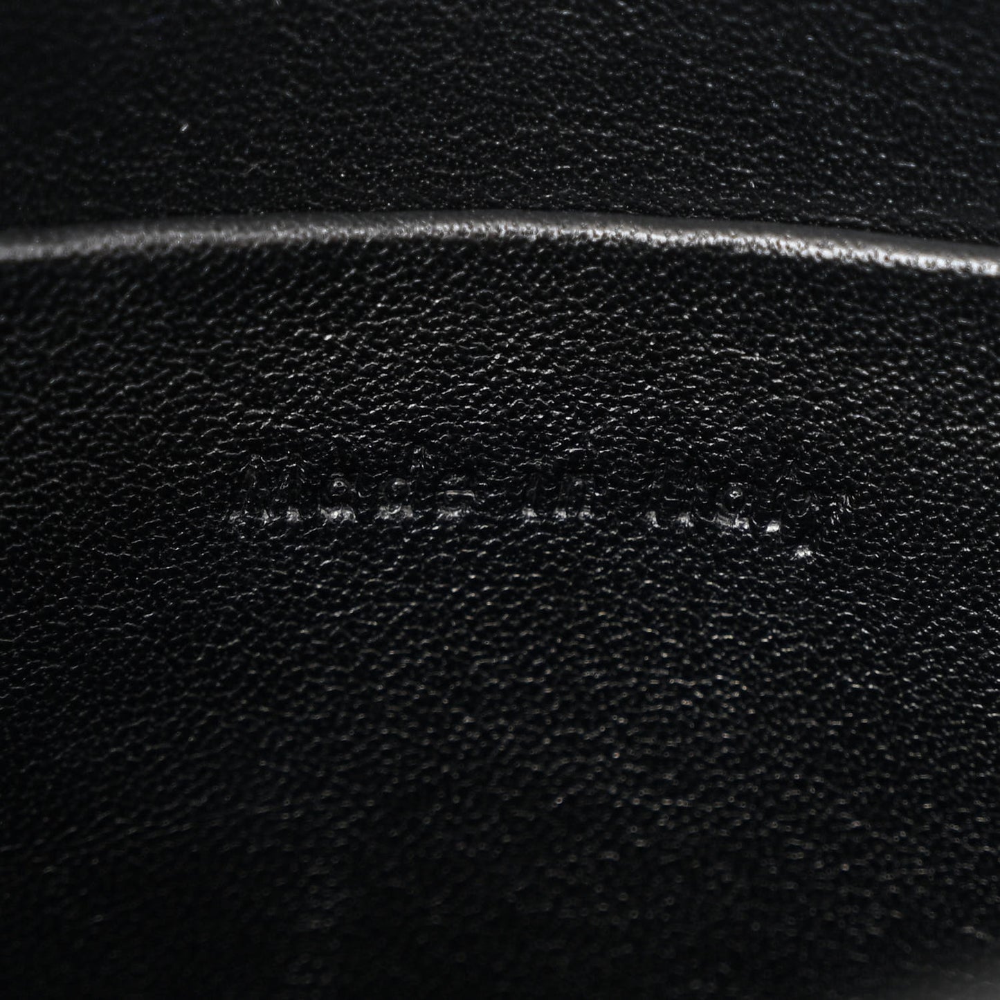 Grained Calfskin Small Trotteur Black