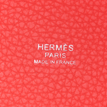Hermes Taurillon Clemence Picotin Lock 18 PM Bougainvillea 6 of 10