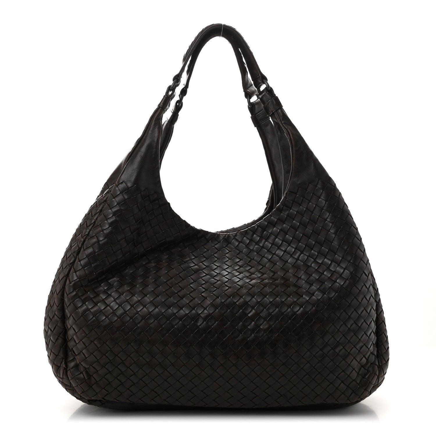 Bottega Veneta Nappa Intrecciato Large Campana Hobo Ebano 1 of 10