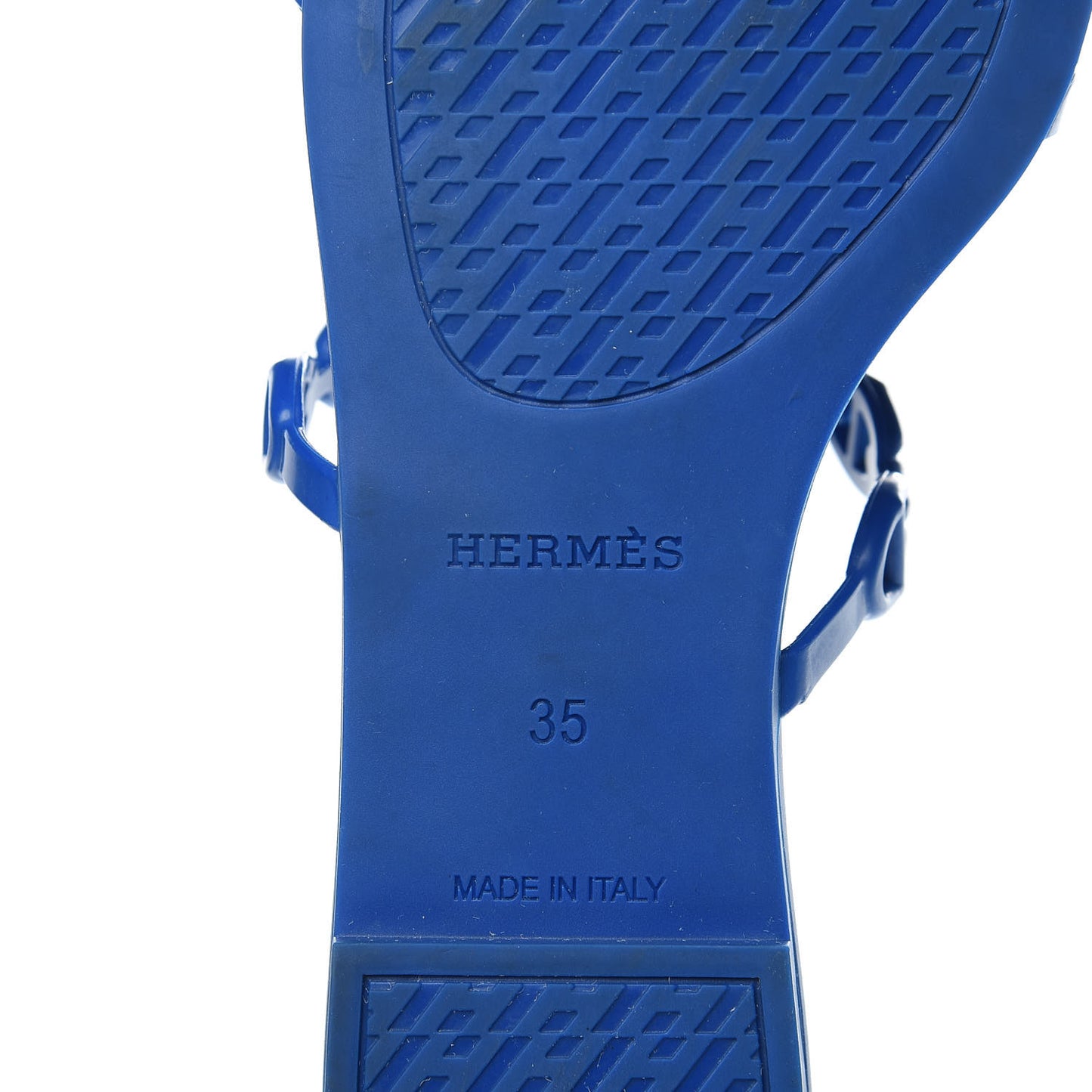 Rubber Chaine d'Ancre Rivage Sandals 35 Bleu Smalt