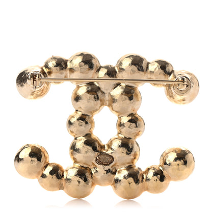 Chanel Pearl CC Brooch Gold Pearly White 3 of 5