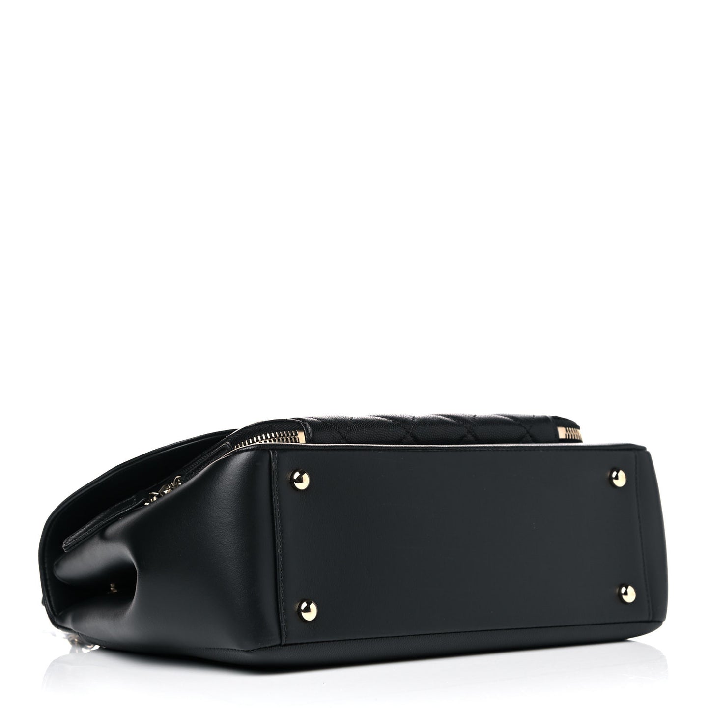 Caviar Quilted Large Business Affinity Flap Black