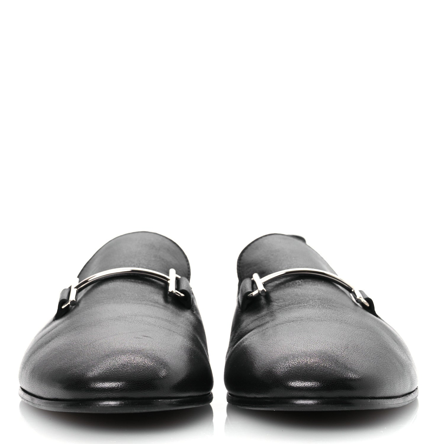 Hermes Goatskin Mens Saga Loafers 43.5 Black 1699091 – FASHIONPHILE